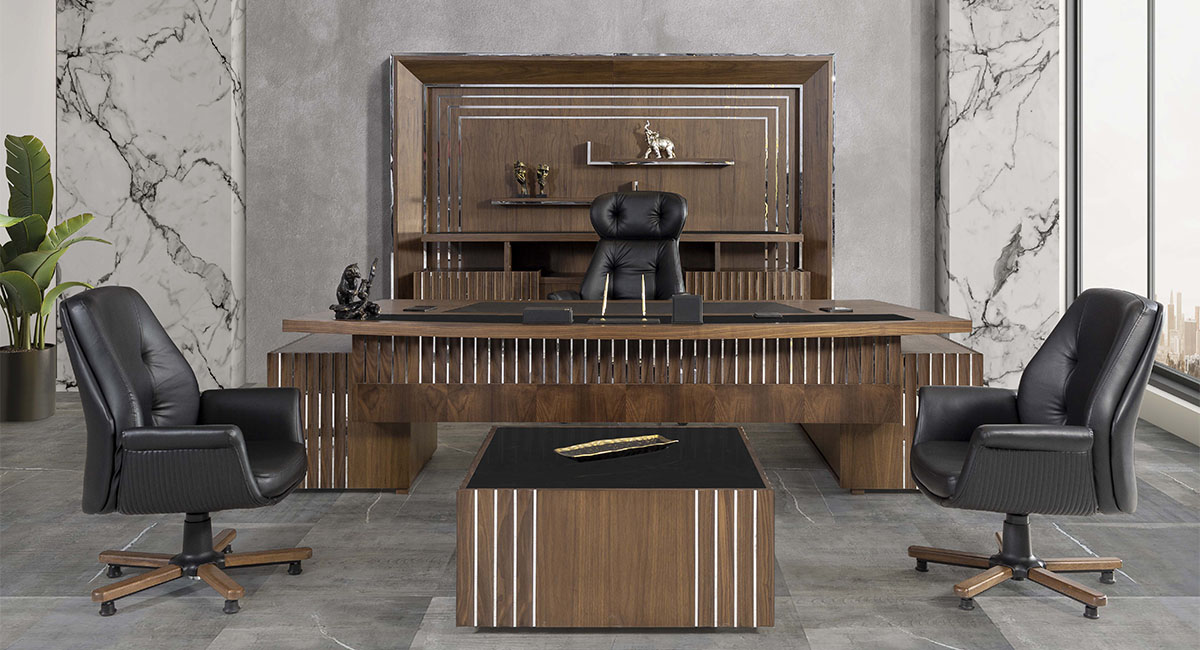 Prada Ceviz Yönetici Seti